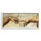 Stupell Industries Hands of The Creation Of Adam Religious Painting in White Frame Wall Art